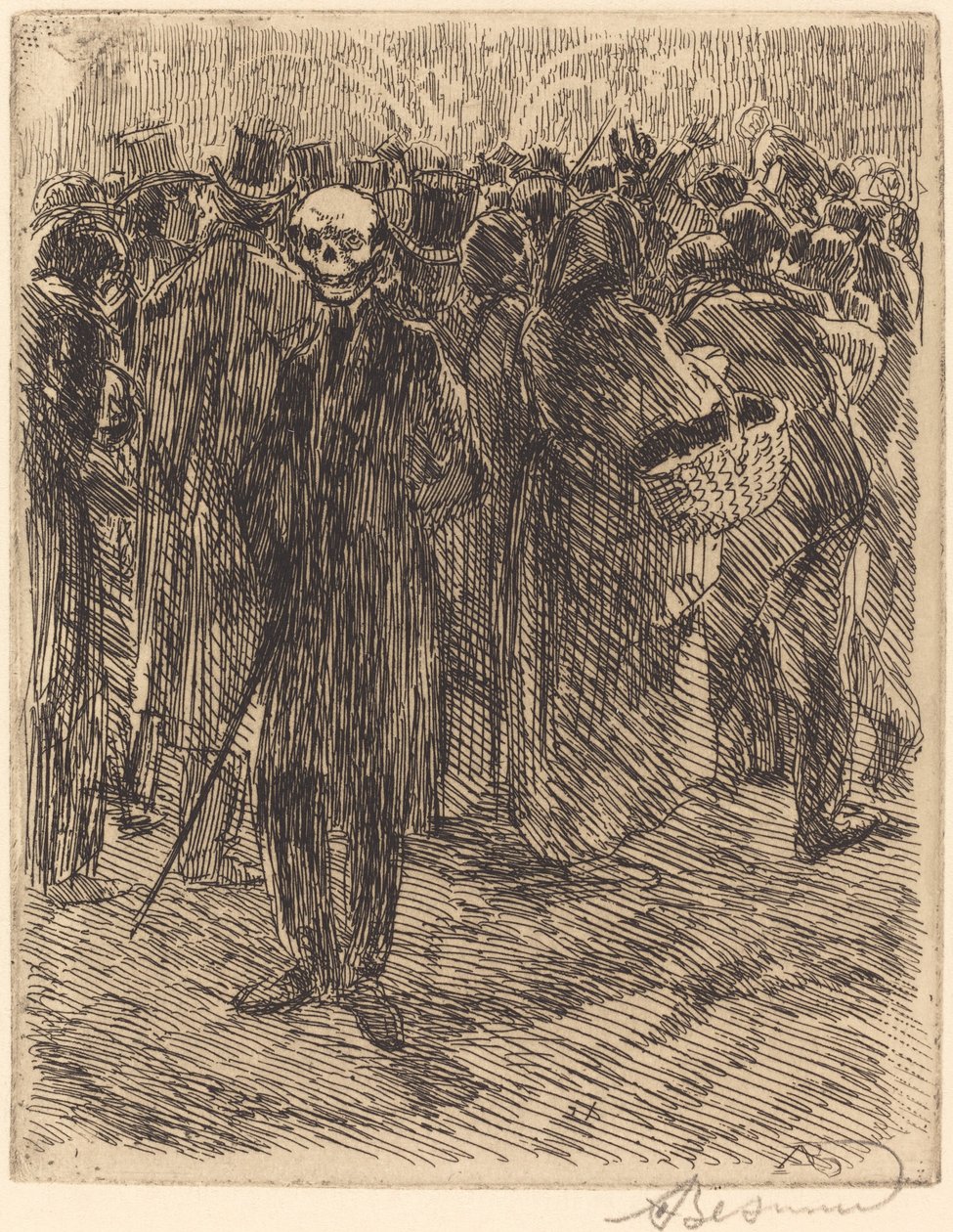 A tömegben alkotó: Albert Besnard