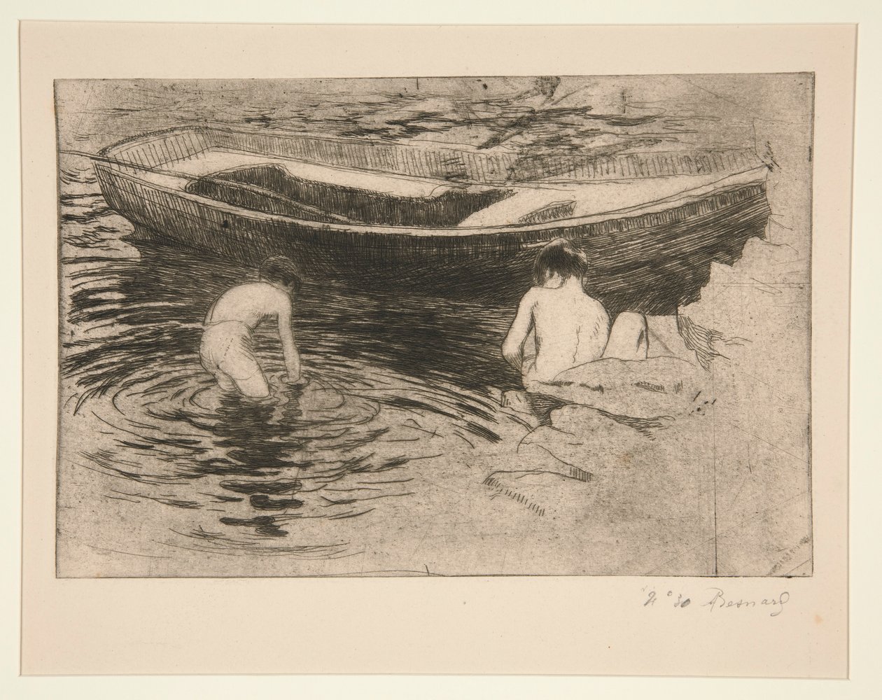Úszás ? Talloires (fürdőzés Talloires-ban) alkotó: Albert Besnard
