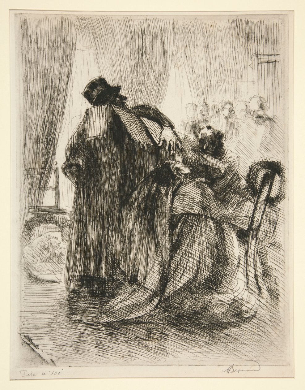 Gyász alkotó: Albert Besnard