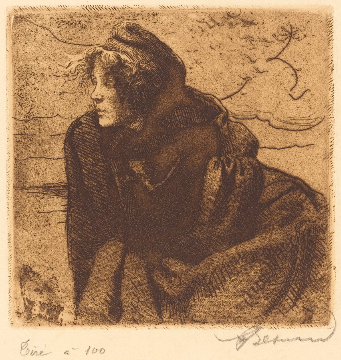 Melankólia (Melankólia) alkotó: Albert Besnard