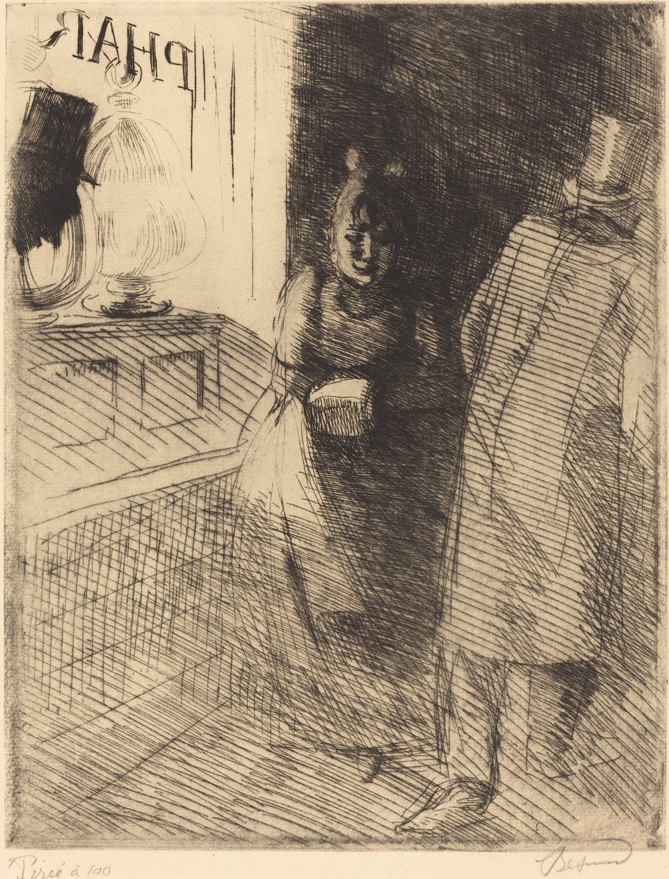 Prostitúció (La Prostitution) alkotó: Albert Besnard