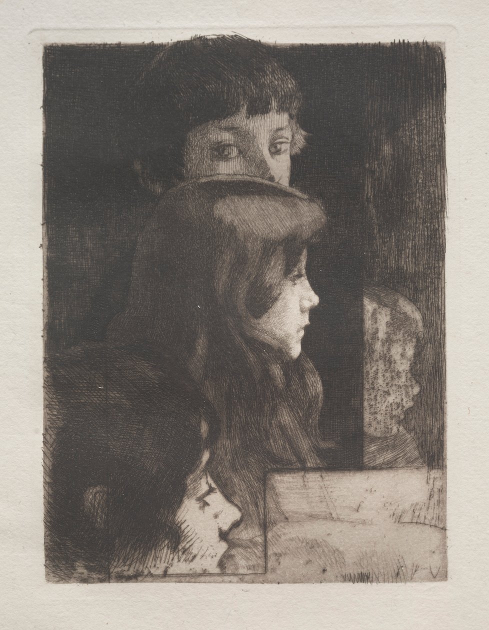 Tanulmány a fejekről, 1899. alkotó: Paul Albert Besnard