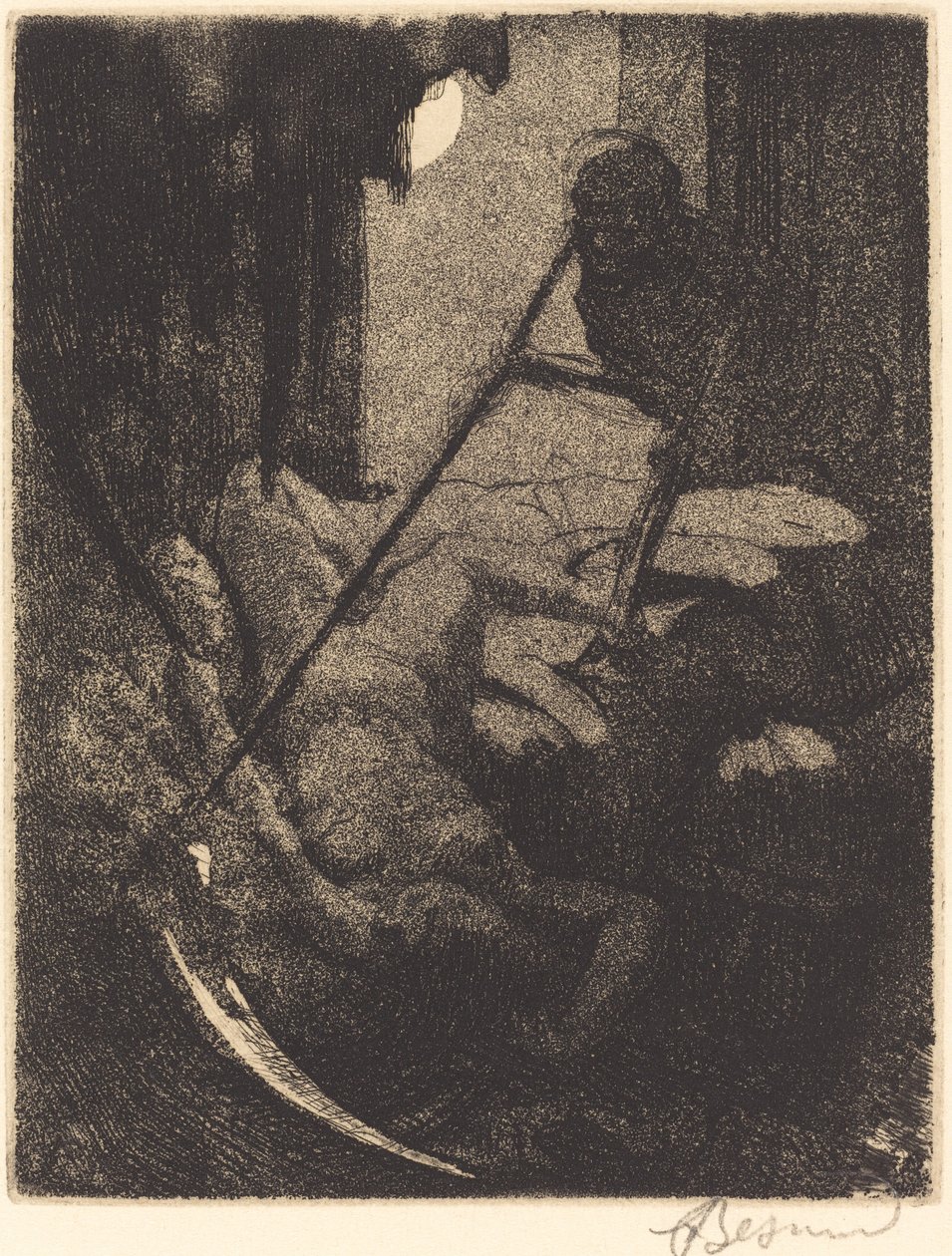 A rejtély (Le mystère) alkotó: Albert Besnard