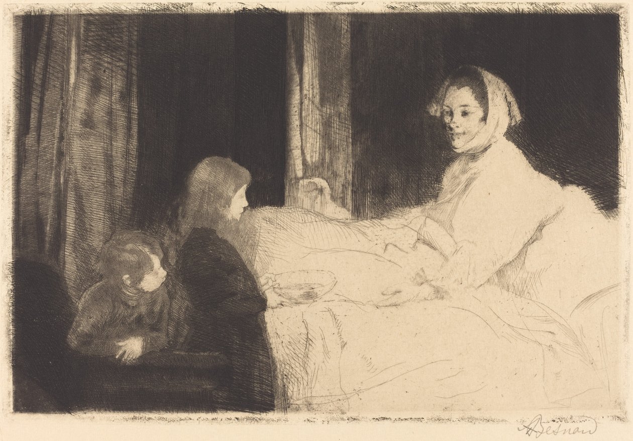 A Beteg Anya alkotó: Albert Besnard