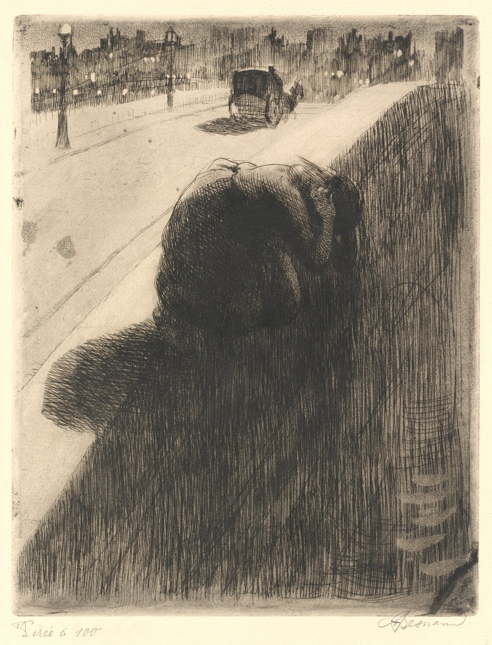 Az öngyilkosság (Le Suicide) alkotó: Albert Besnard