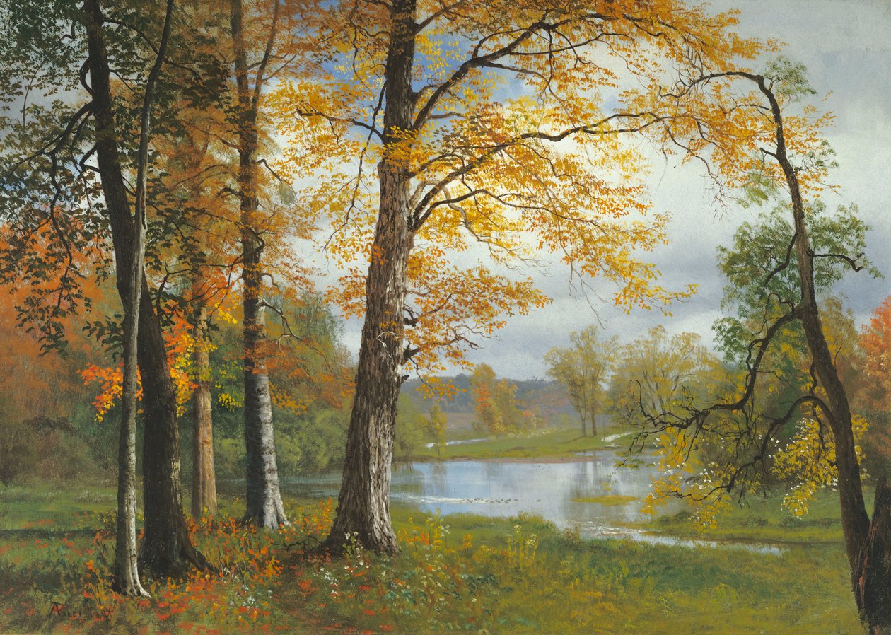 Csendes tó alkotó: Albert Bierstadt