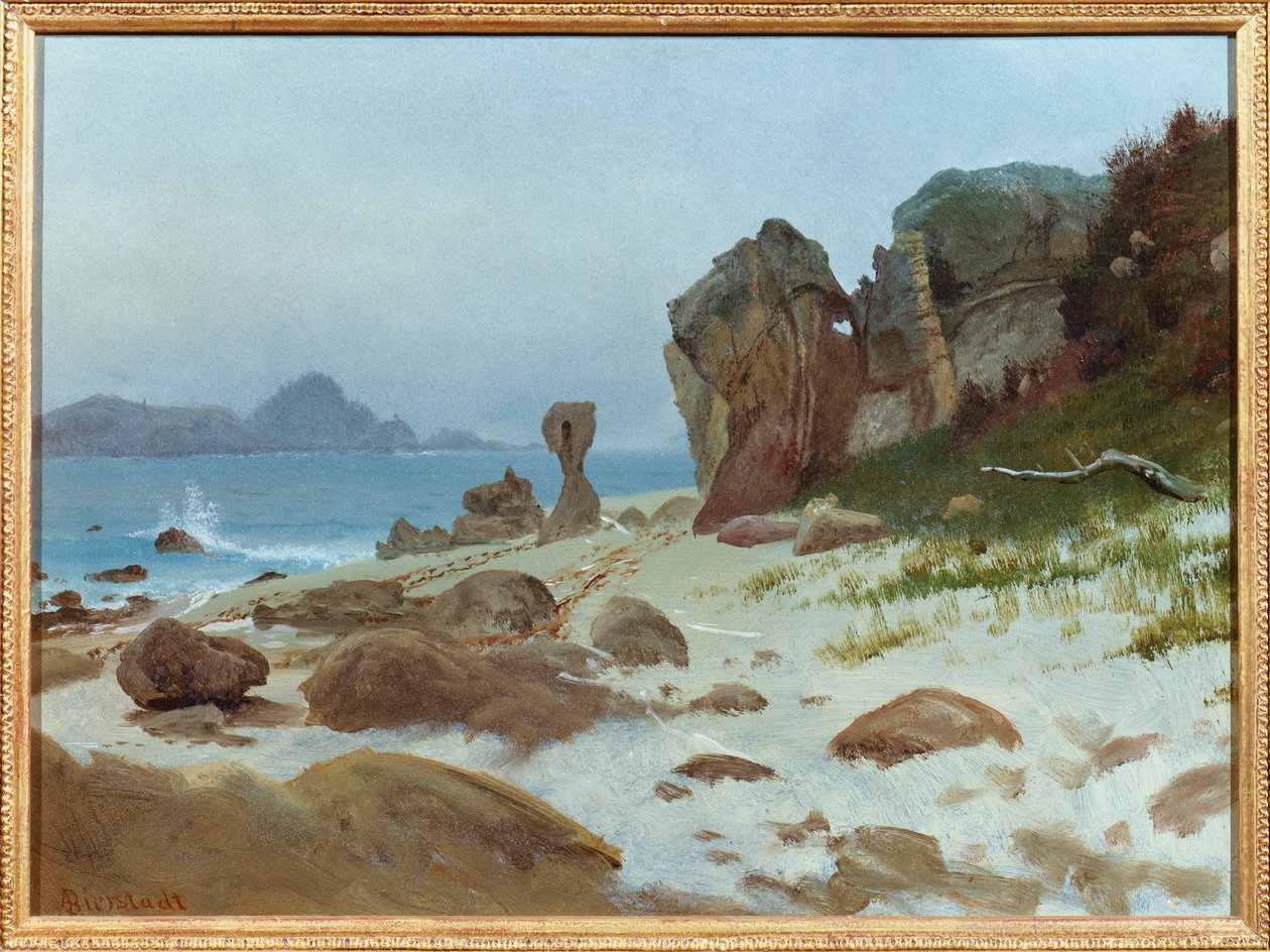 Monterey-öböl alkotó: Albert Bierstadt