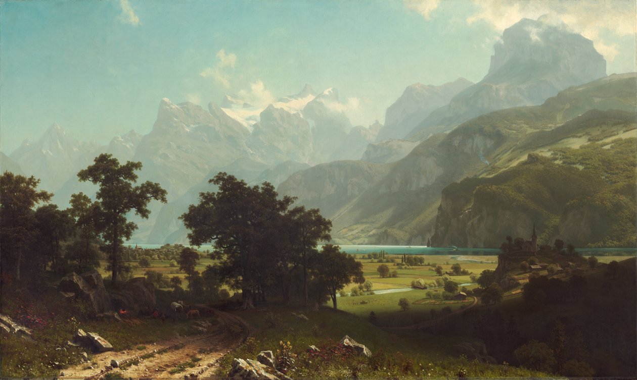 Luzerni-tó alkotó: Albert Bierstadt