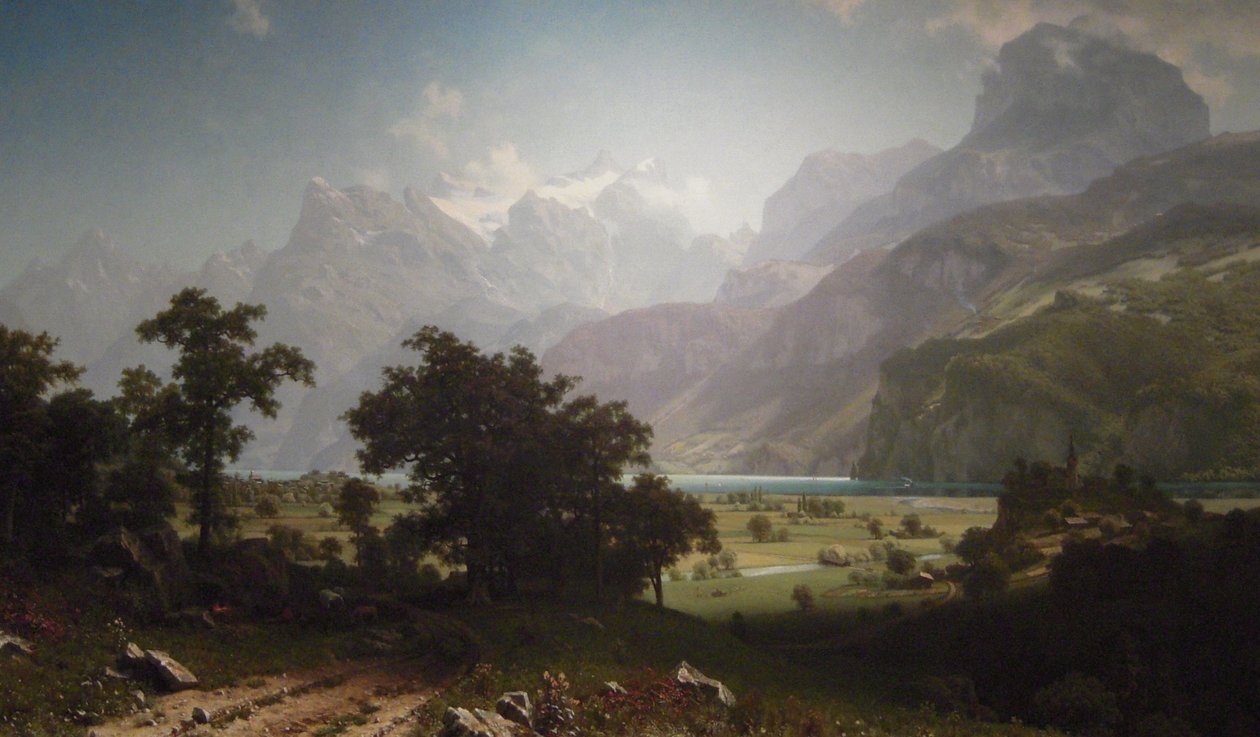 Luzerni-tó alkotó: Albert Bierstadt