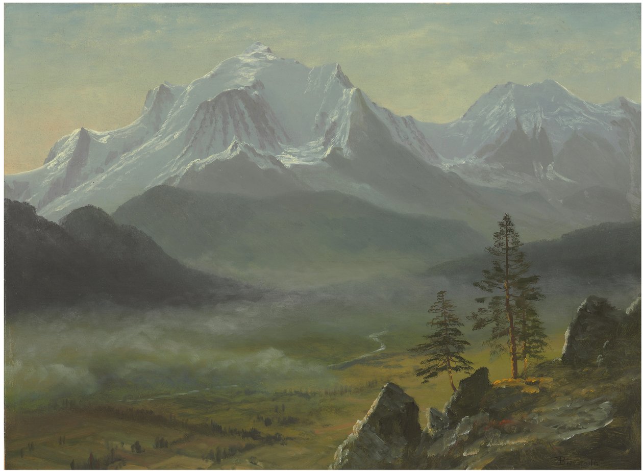 Mont Blanc alkotó: Albert Bierstadt