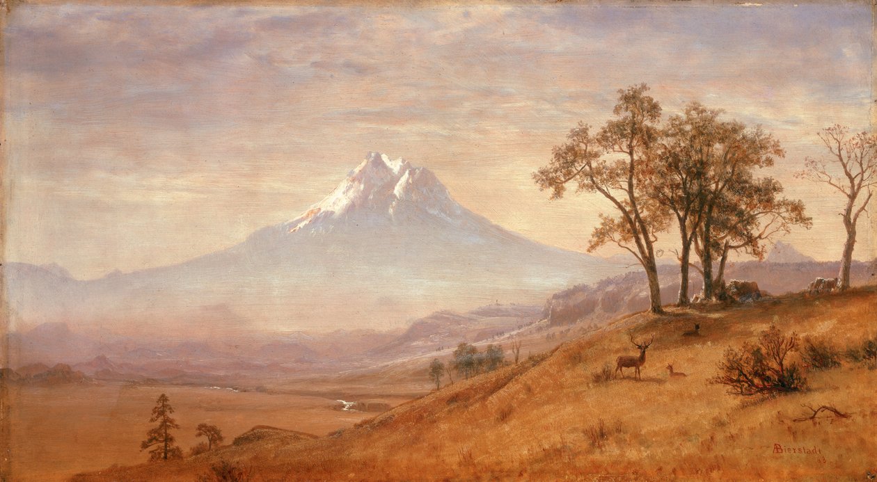 Mount Hood, 1863 alkotó: Albert Bierstadt