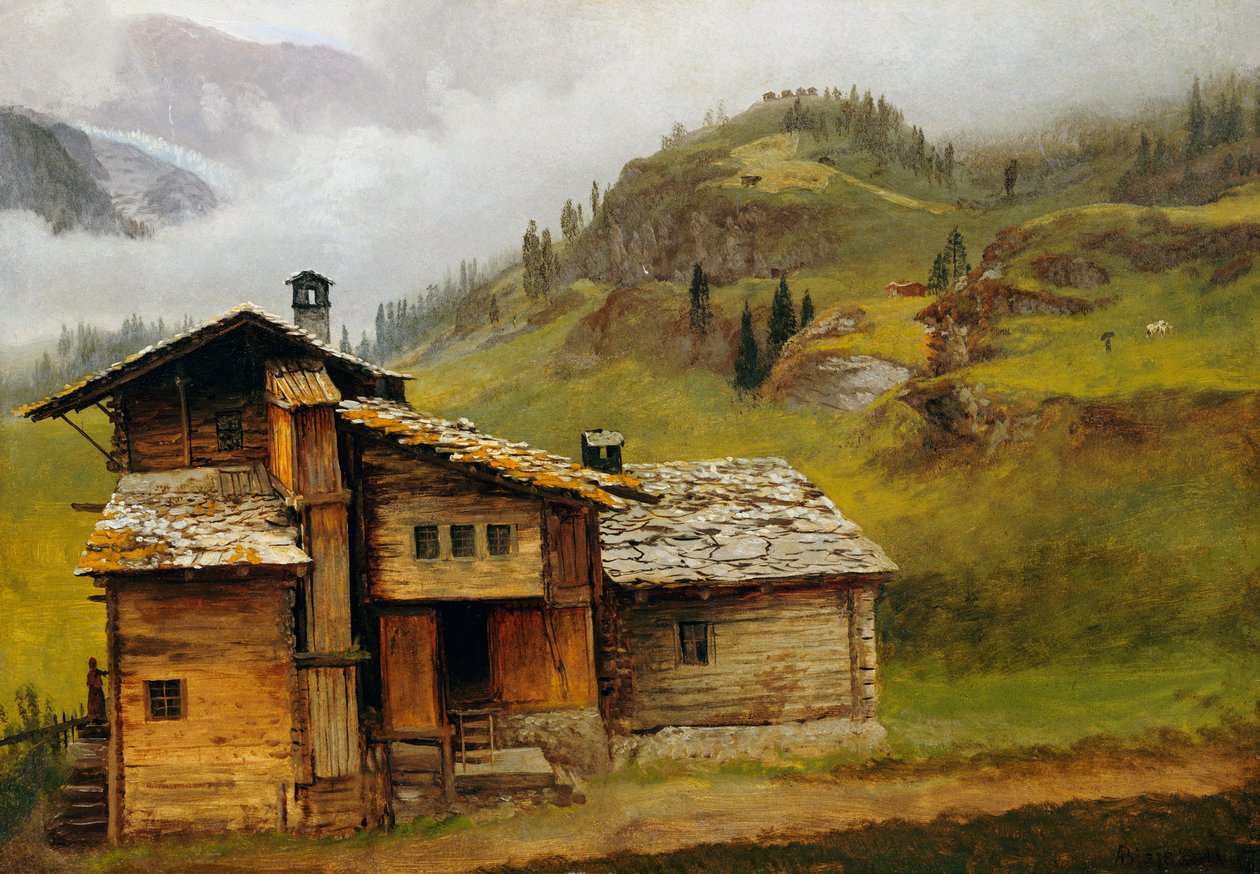 Hegyi Ház alkotó: Albert Bierstadt