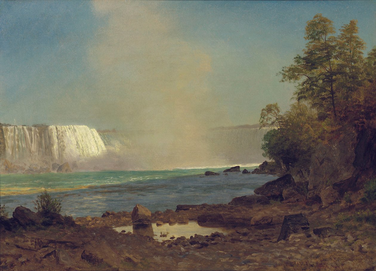 Niagara-vízesés, 1863 alkotó: Albert Bierstadt
