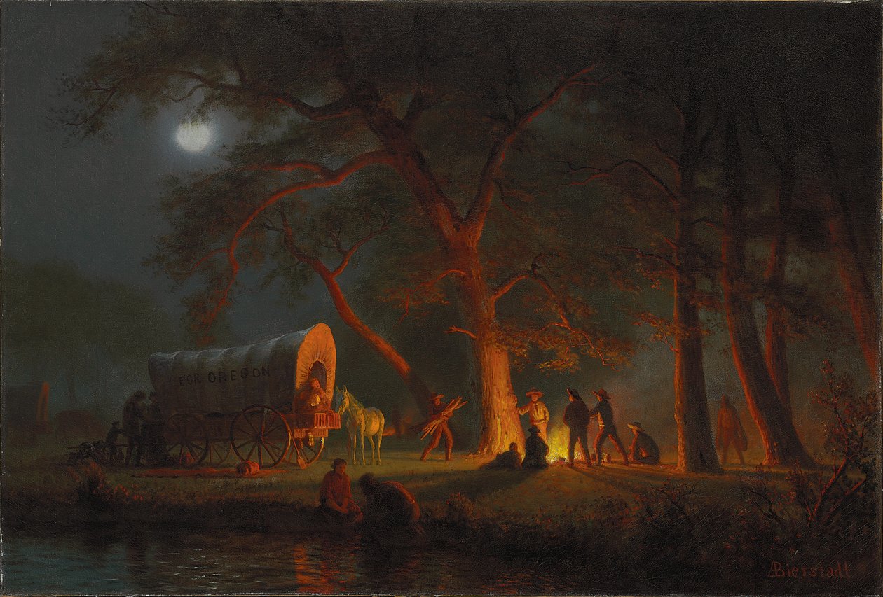 Oregon Trail alkotó: Albert Bierstadt