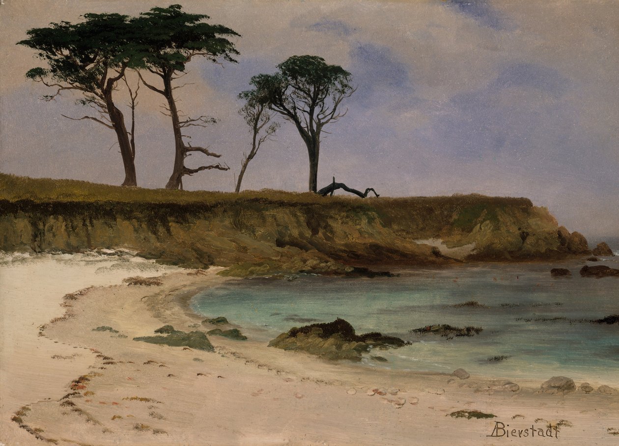 Sea Cove, kb. 1880-90. alkotó: Albert Bierstadt