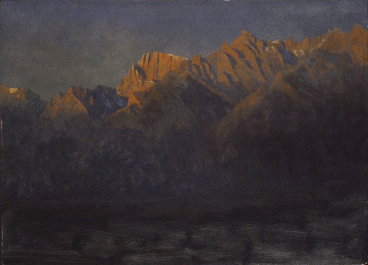 Napfelkelte a Sierrában alkotó: Albert Bierstadt