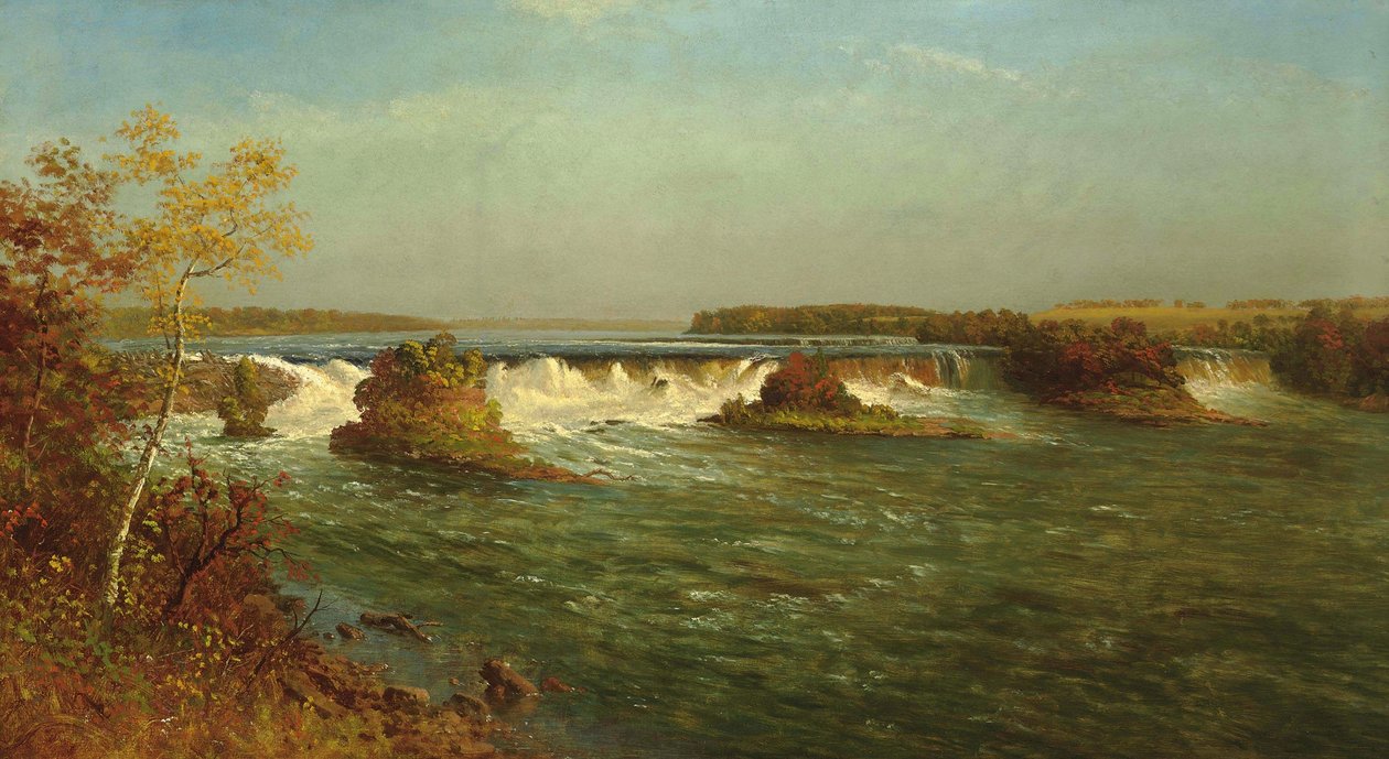 A Szent Antal vízesés alkotó: Albert Bierstadt