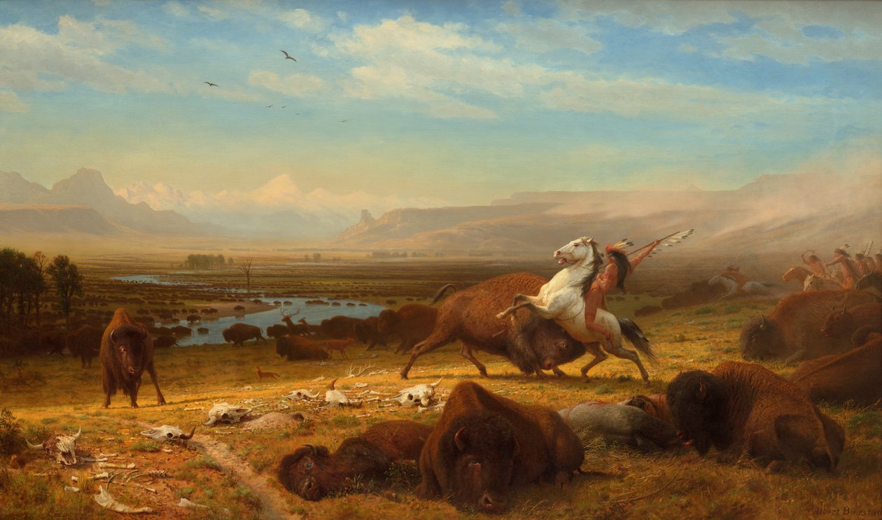 Az utolsó bivaly, 1888. alkotó: Albert Bierstadt