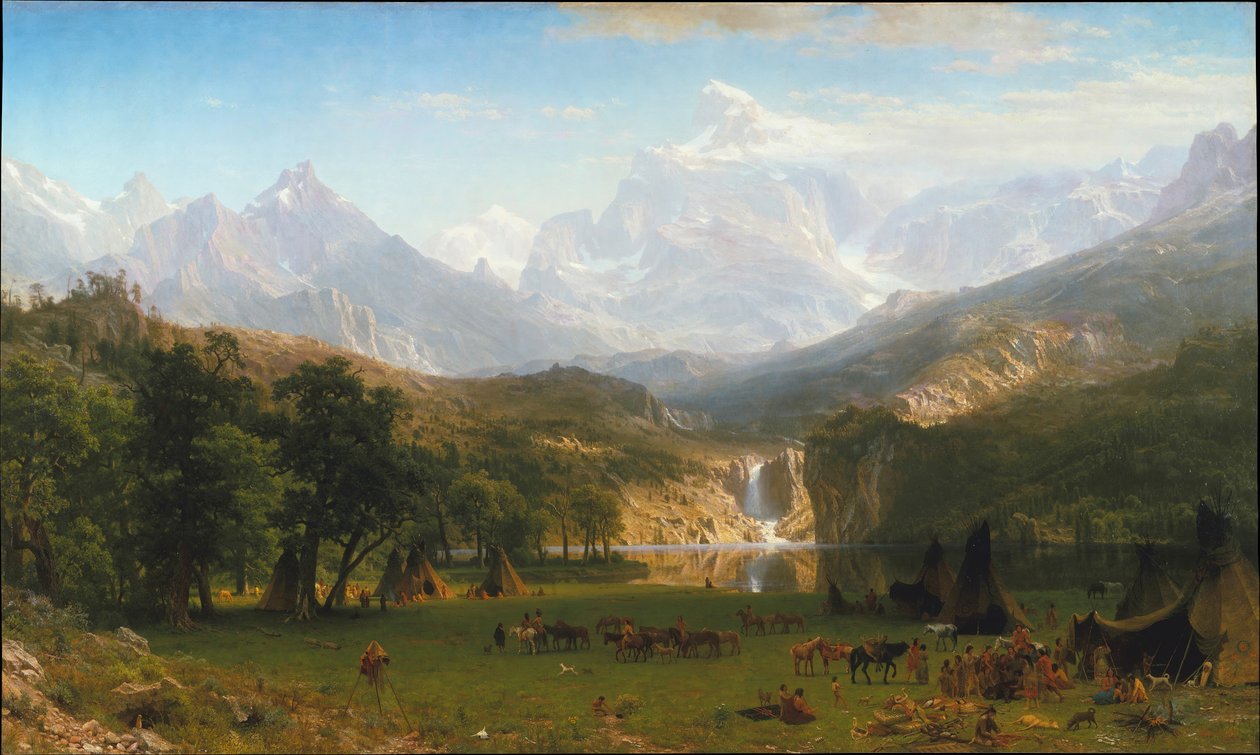 The Rocky Mountains, Landers Peak, 1863. alkotó: Albert Bierstadt