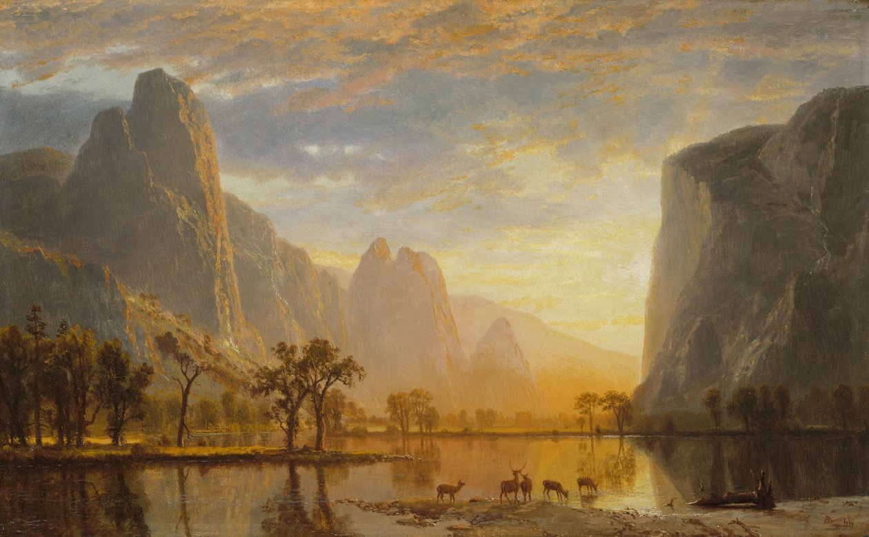 A Yosemite-völgy alkotó: Albert Bierstadt