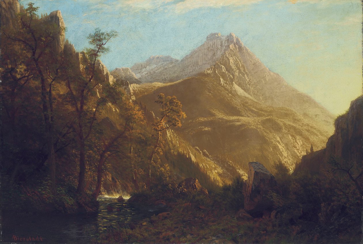Wasatch-hegység alkotó: Albert Bierstadt