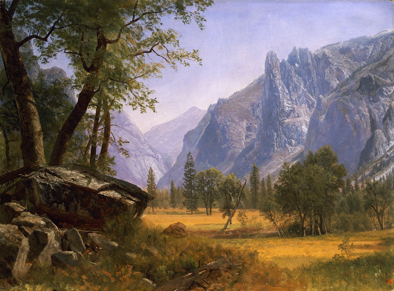 Yosemite-völgy alkotó: Albert Bierstadt