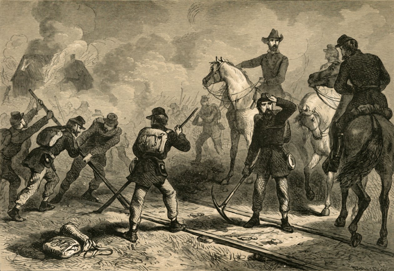 Sherman menete a tengerhez, 1878. alkotó: Albert Bobbett