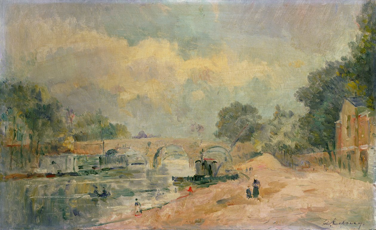A Pont Marie alkotó: Albert Charles Lebourg