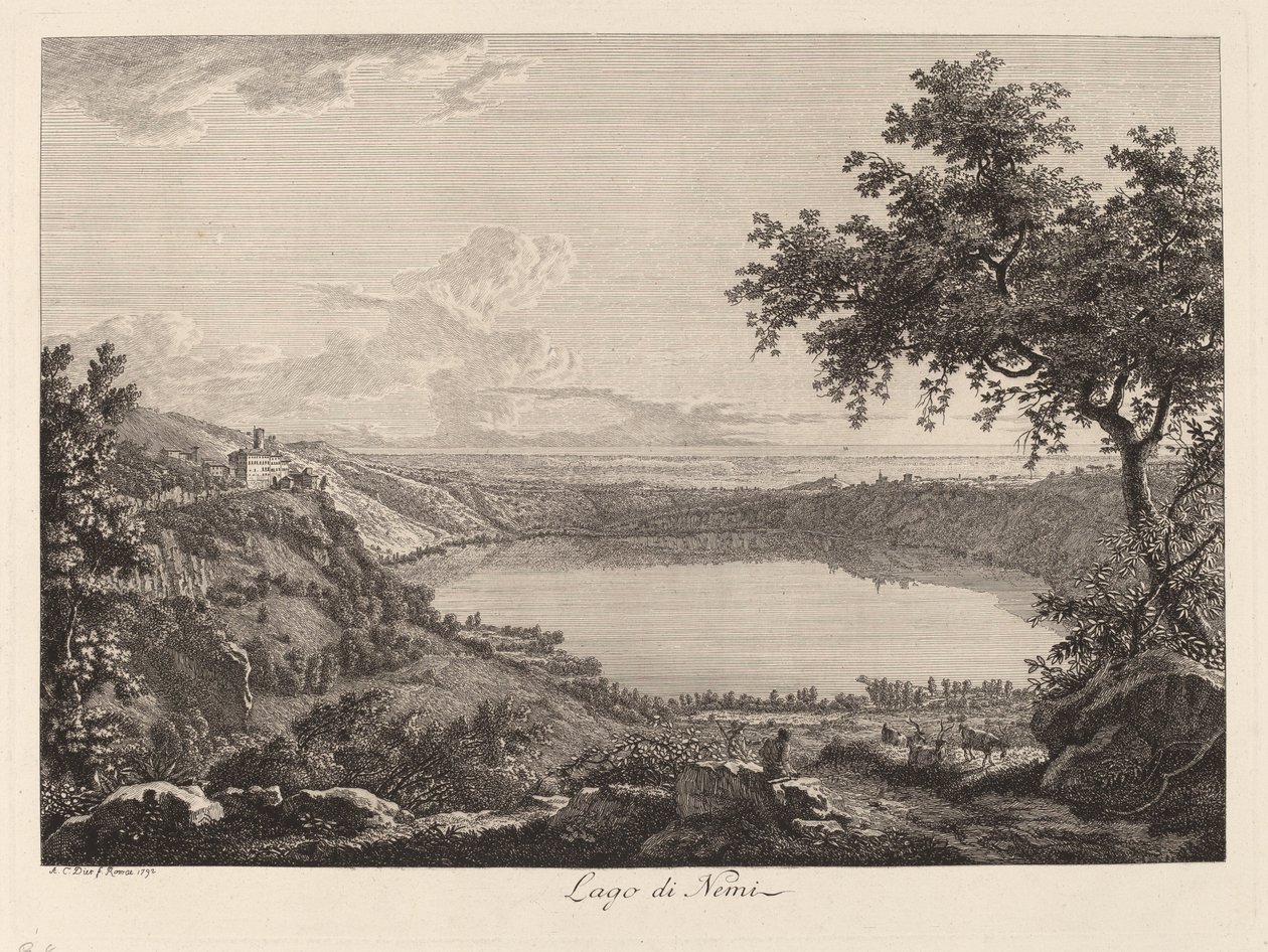 Lago di Nemi – A Lago di Nemi legjobbjai alkotó: Albert Christoph Dies