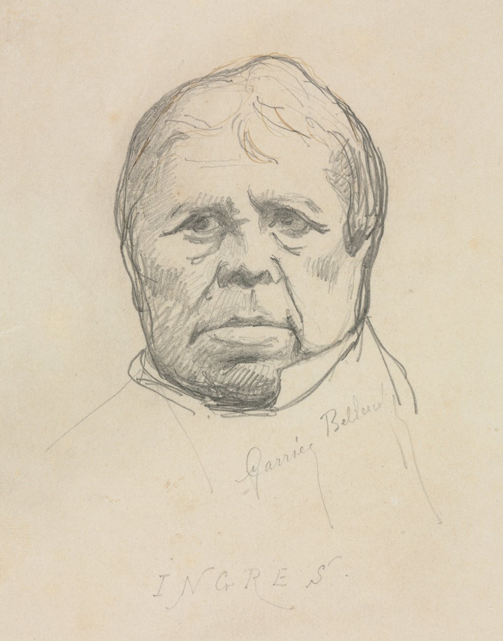 Ingres portréja alkotó: Albert Ernest Carrier Belleuse