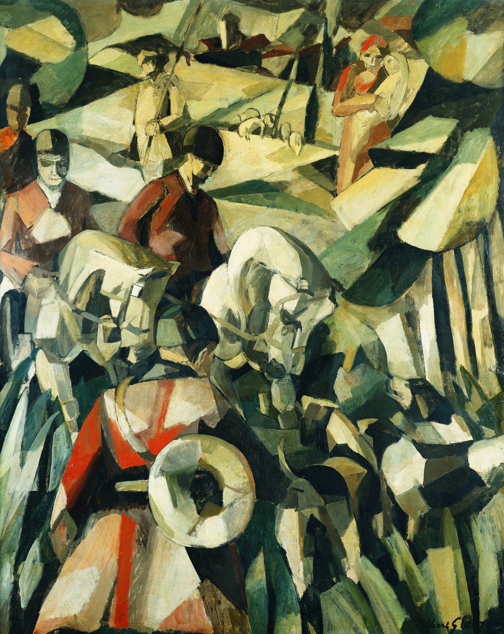 Vadászat; Le Chasse alkotó: Albert Gleizes