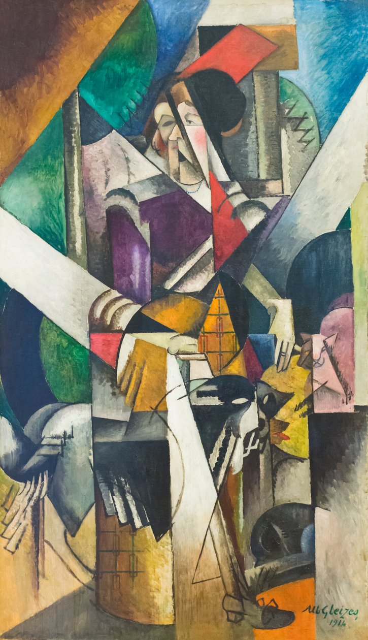 Nő állatokkal (Madame Raymond Duchamp-Villon) alkotó: Albert Gleizes