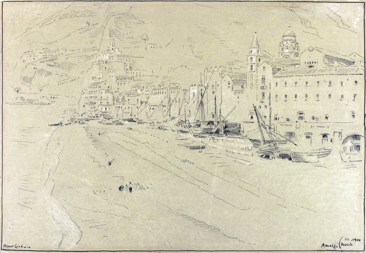 Amalfi alkotó: Albert Goodwin