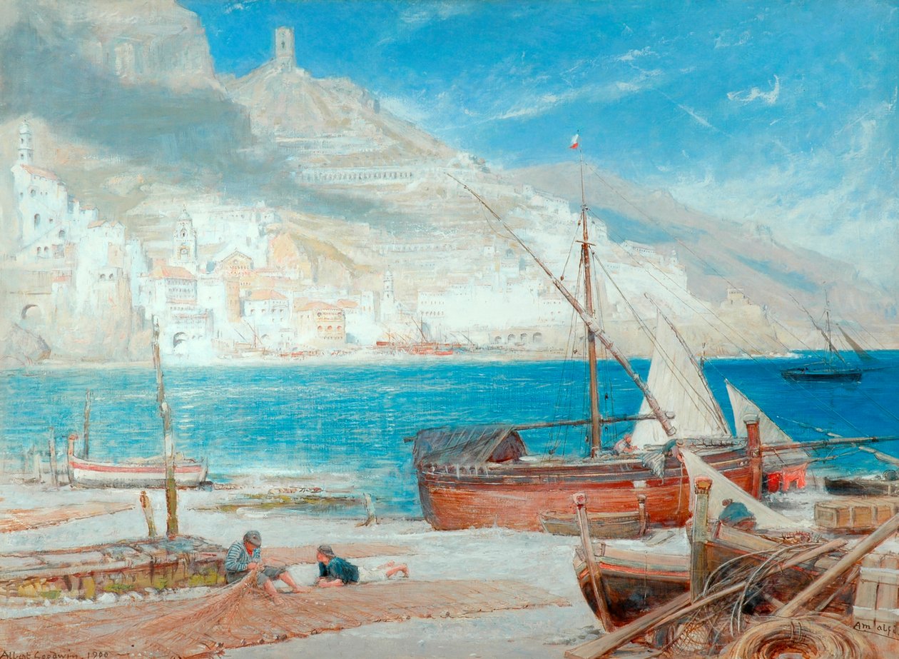 Amalfi, 1900 alkotó: Albert Goodwin