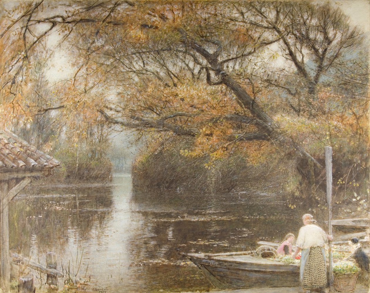 Őszi ragyogás alkotó: Albert Goodwin