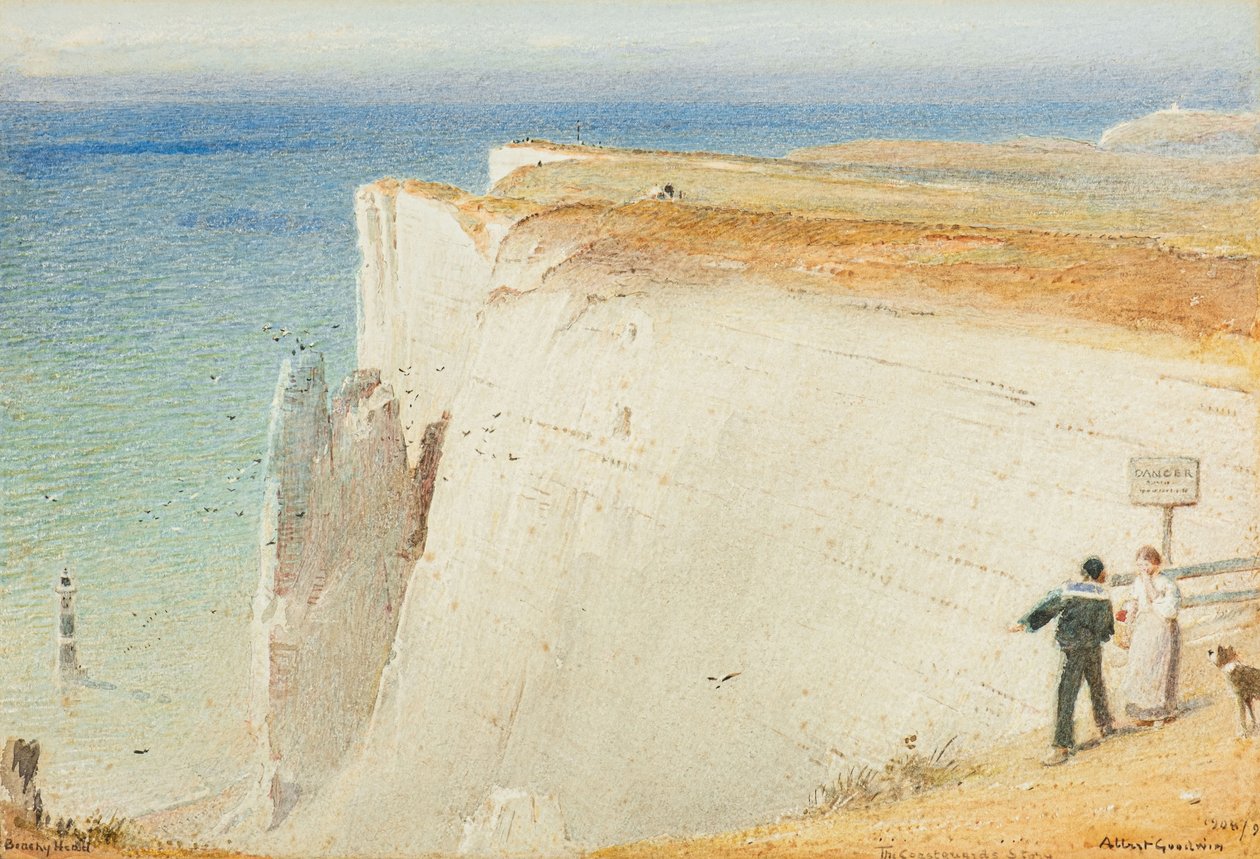 Beachy Head - A parti őrség története alkotó: Albert Goodwin