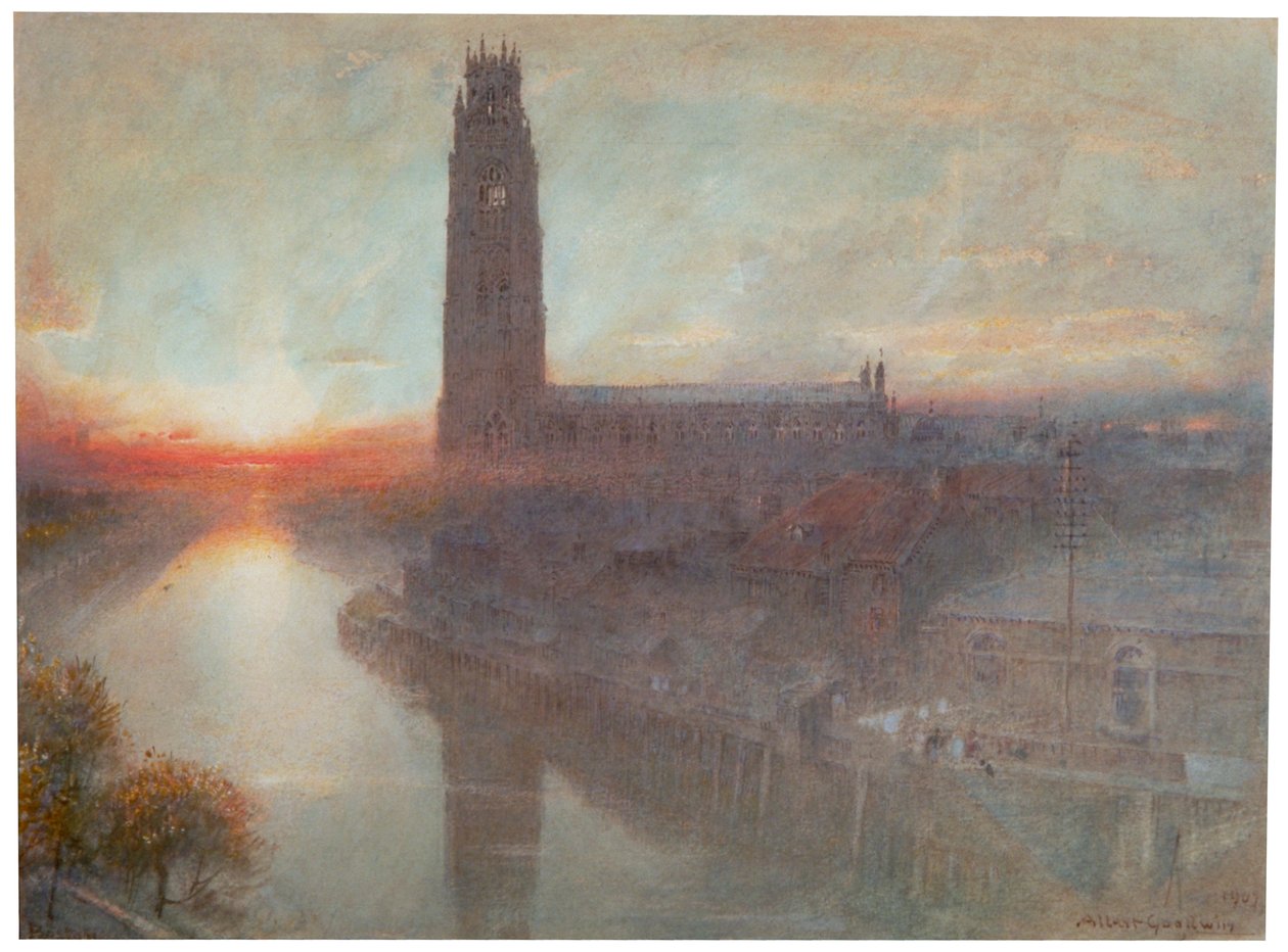 "Boston", 1907. alkotó: Albert Goodwin