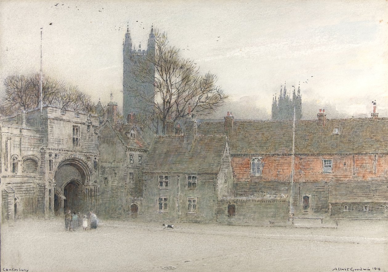 Canterbury alkotó: Albert Goodwin