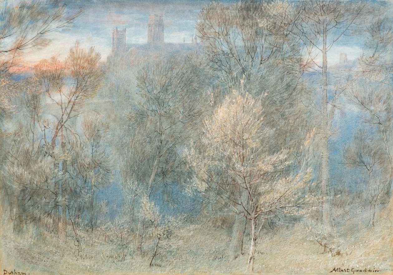 Durham (akvarell) alkotó: Albert Goodwin