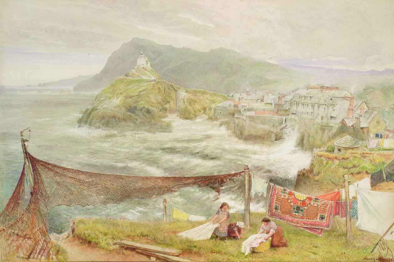 Ilfracombe, Devon, Looking Towards Hillsborough alkotó: Albert Goodwin