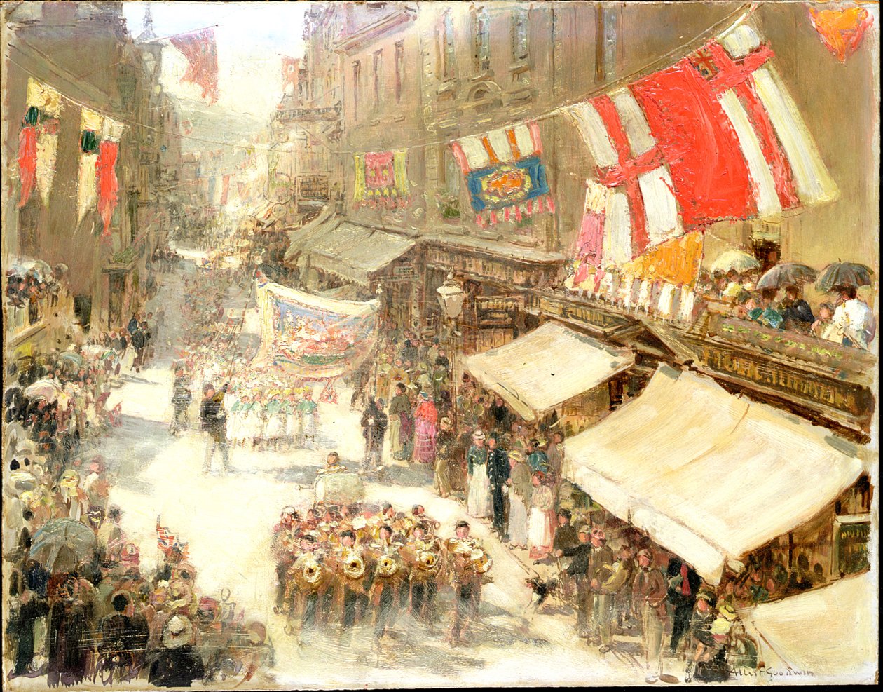 Illracombe, Felvonulás alkotó: Albert Goodwin