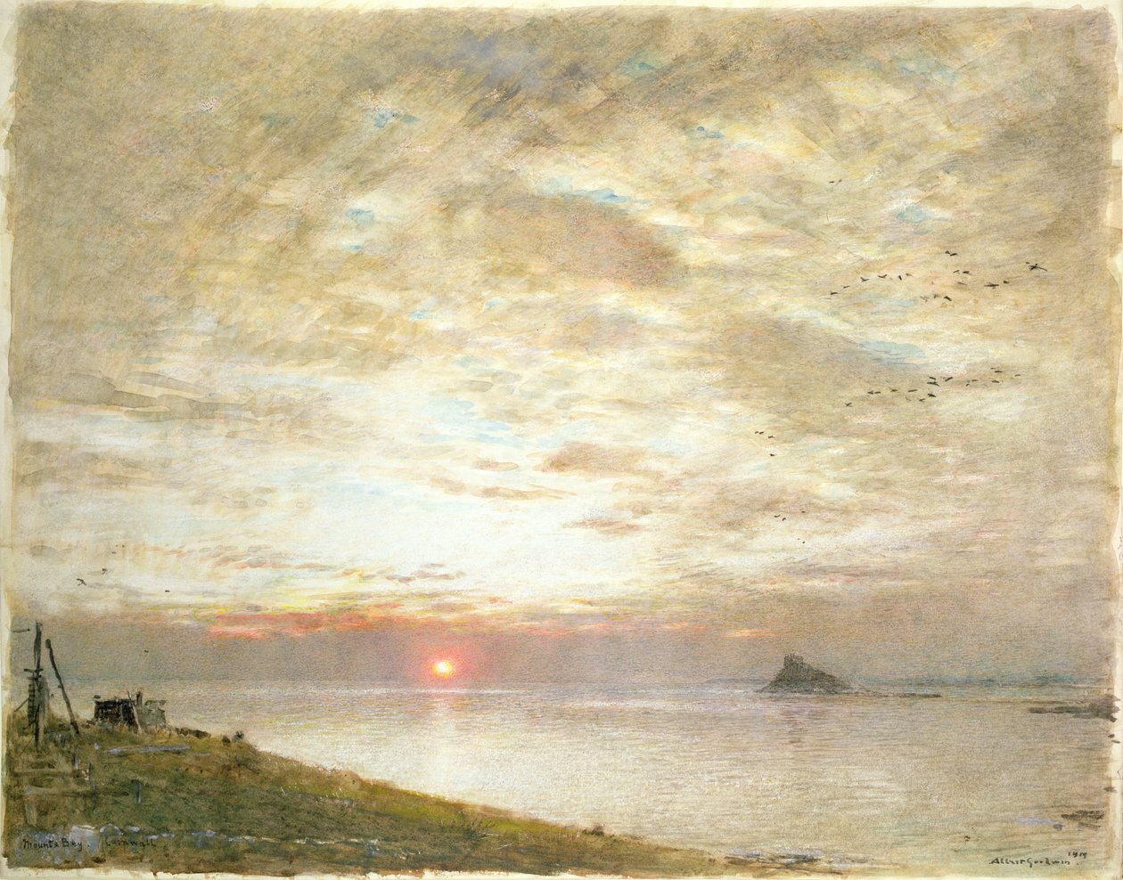 Mounts Bay, Cornwall alkotó: Albert Goodwin