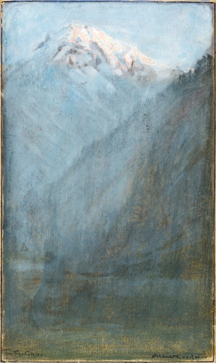 A Fletschhorn (akvarell) alkotó: Albert Goodwin