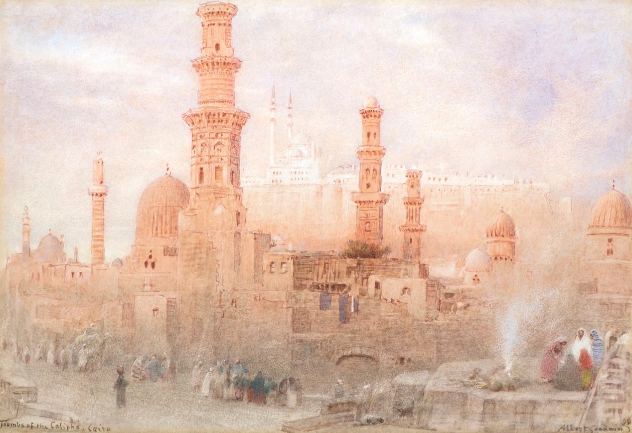 A kalifák sírjai, Kairó alkotó: Albert Goodwin