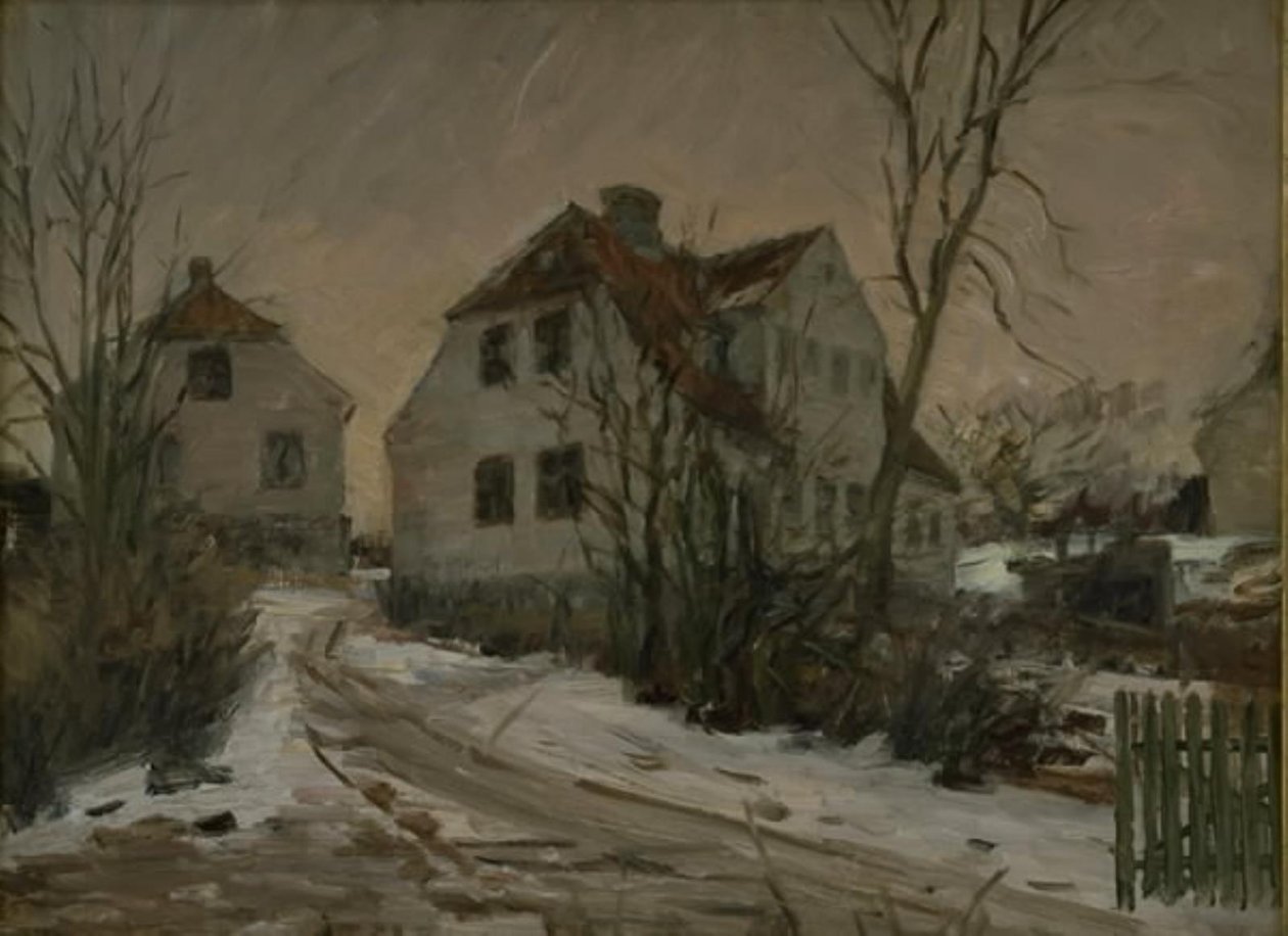 Téli nap Lyngbyben alkotó: Albert Gottschalk