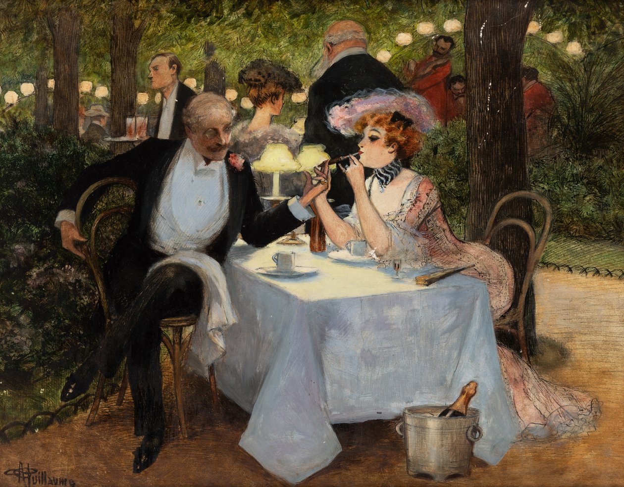 Tanulás. alkotó: Albert Guillaume