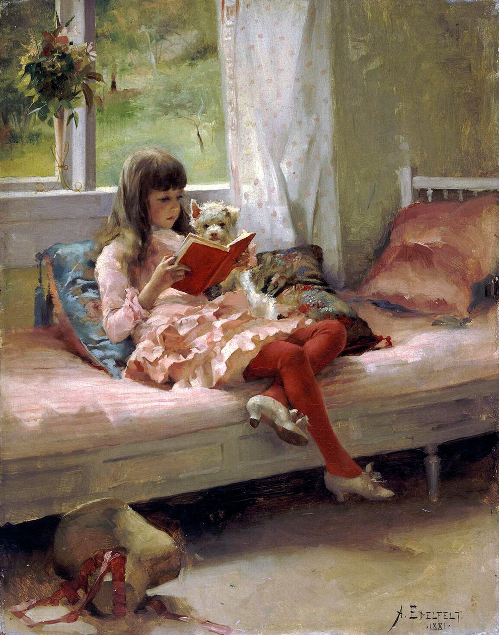 Jó barátok, 1881. alkotó: Albert Gustaf Aristides Edelfelt