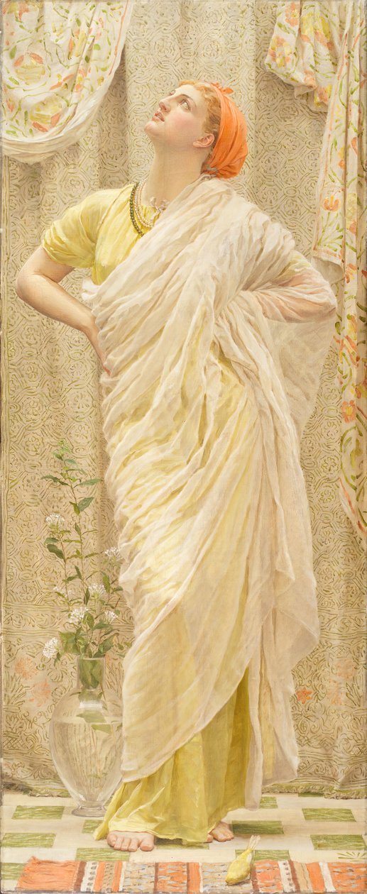 Kanári-szigetekként is ismert madarak. alkotó: Albert Joseph Moore