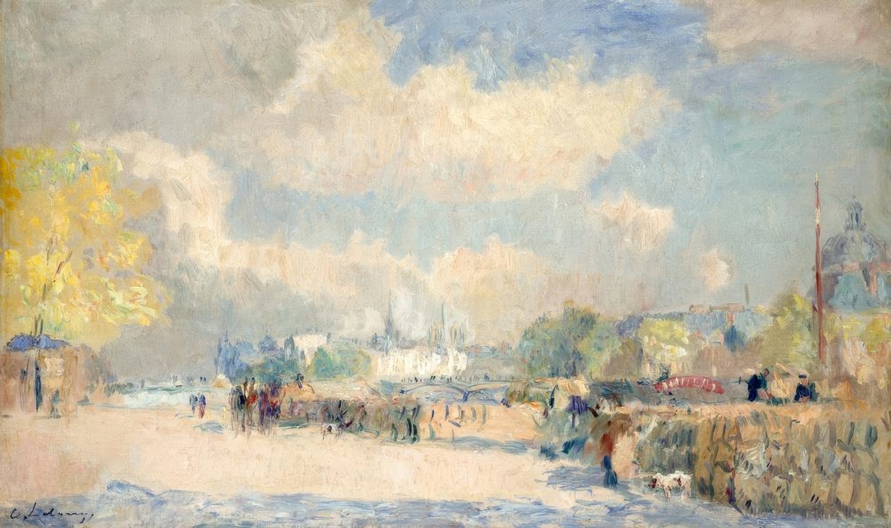 Quai du Louvre alkotó: Albert Lebourg