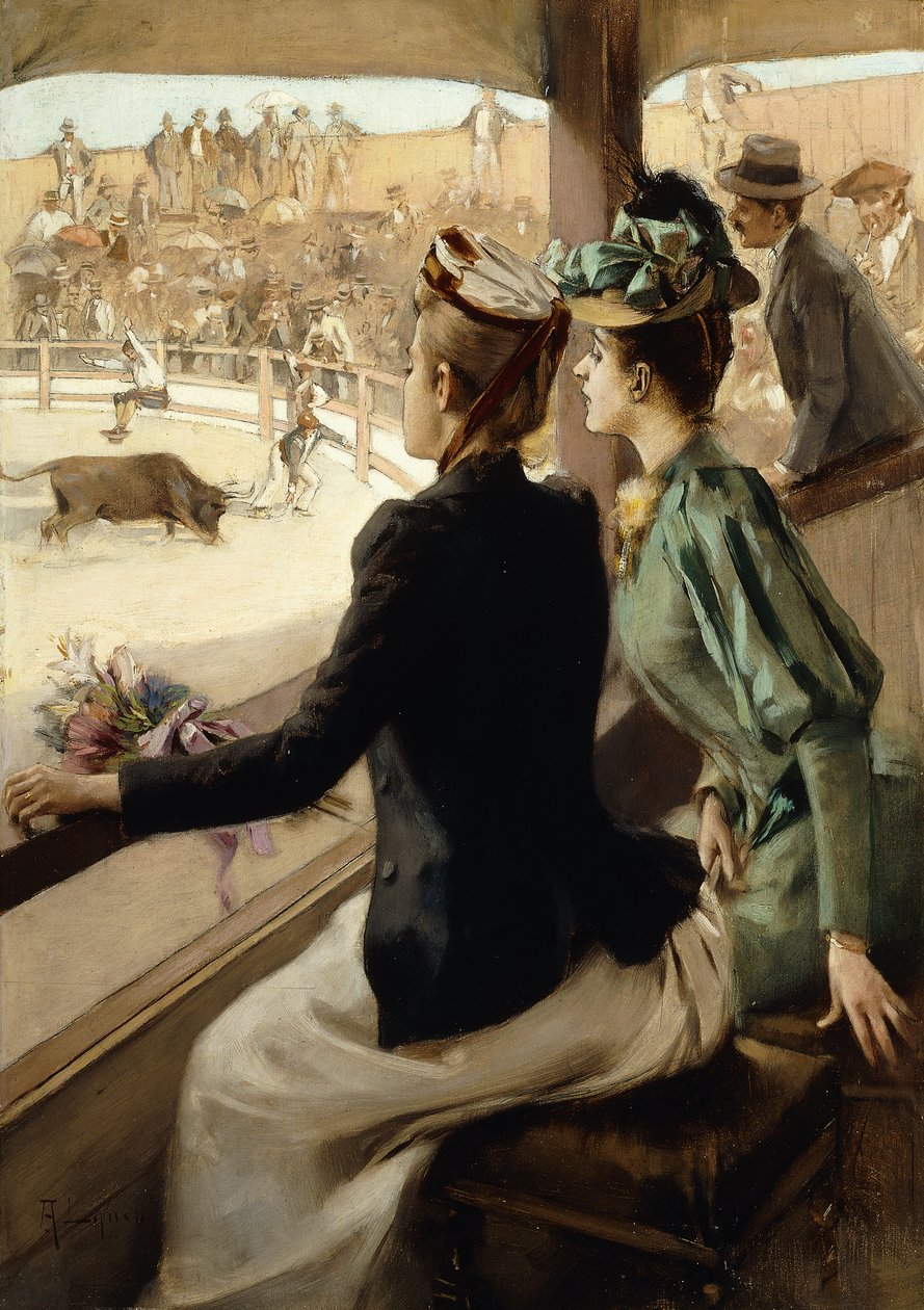 A bikaviadalon, alkotó: Albert Lynch
